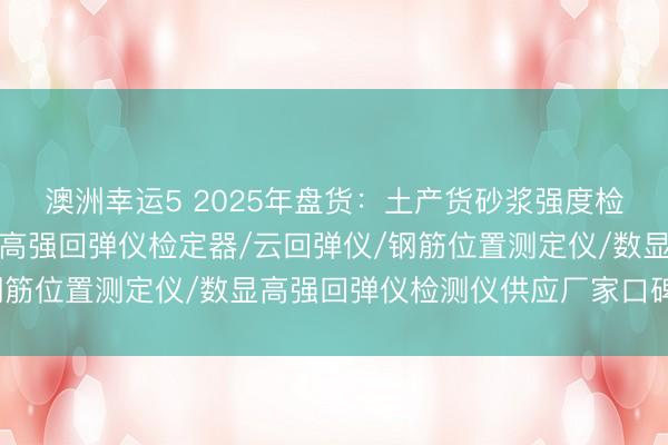 澳洲幸运5 2025年盘货:土产货砂浆强度检测仪供应商口碑分析,高强回弹仪检定器/云回弹仪/钢筋位置测定仪/数显高强回弹仪检测仪供应厂家口碑分析