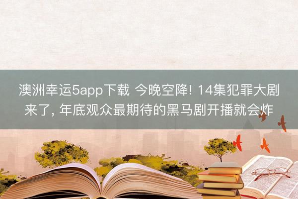 澳洲幸运5app下载 今晚空降! 14集犯罪大剧来了, 年底观众最期待的黑马剧开播就会炸
